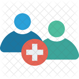 256x256 Add Member Icon Of Flat Style