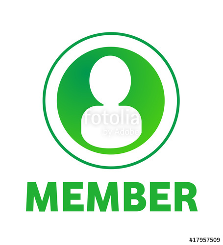 455x500 Vector Member Icon Stock Image And Royalty Free Vector