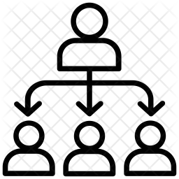 256x256 Team Members Icon Of Line Style