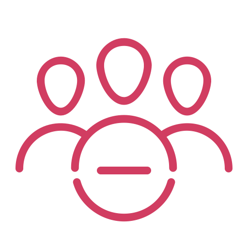 512x512 Member, Team, Delete, Remove, Group, People, Minus Icon