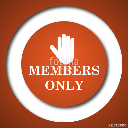 500x500 Members Only Icon Stock Photo And Royalty Free Images On Fotolia
