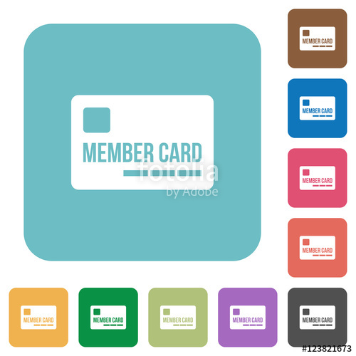500x500 Flat Member Card Icons Stock Image And Royalty Free Vector