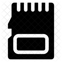 256x256 Memory Card Icon Of Glyph Style