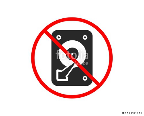 No Or Stop Hdd Icon Hard Disk Storage Sign Hard Drive Memory 500x405 No Or Stop Hdd Icon Hard Disk Storage Sign Hard Drive Memory