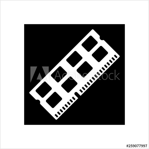 Ram Memory Icon, Computer Memory Chip 500x500 Ram Memory Icon, Computer Memory Chip