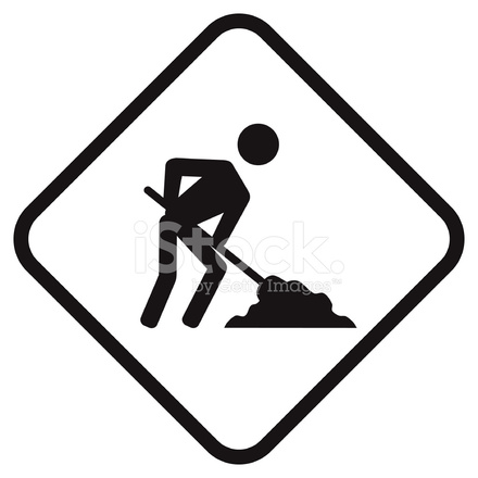 440x440 Under Construction' Icon Stock Vector