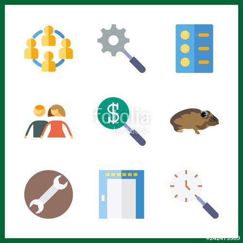 500x500 Work Icon Men And Search Vector Icons In Work Set Use This