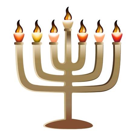 450x450 Jewish Menorah Icon Realistic Illustration Of Jewish Menorah
