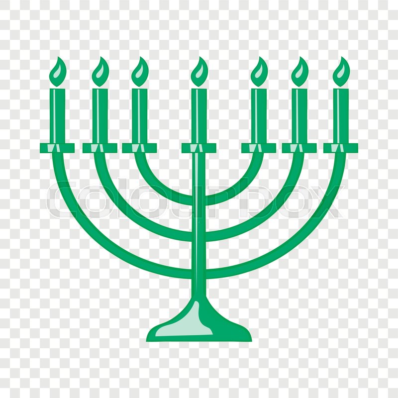 800x800 Menorah Icon In Cartoon Style On A Stock Vector Colourbox