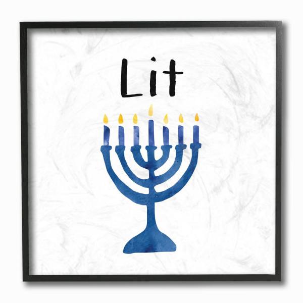 600x600 Stupell Industries In X In Lit Menorah Icon