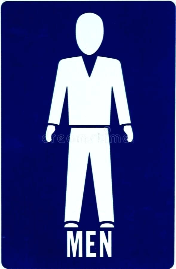 589x900 Mens Room Sign
