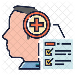 256x256 Mental Health Icon Of Colored Outline Style