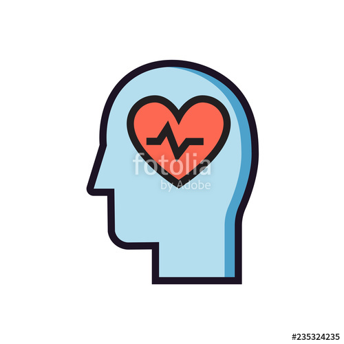 500x500 Mental Health Medical Icon Head With Mental Health, Healthcare