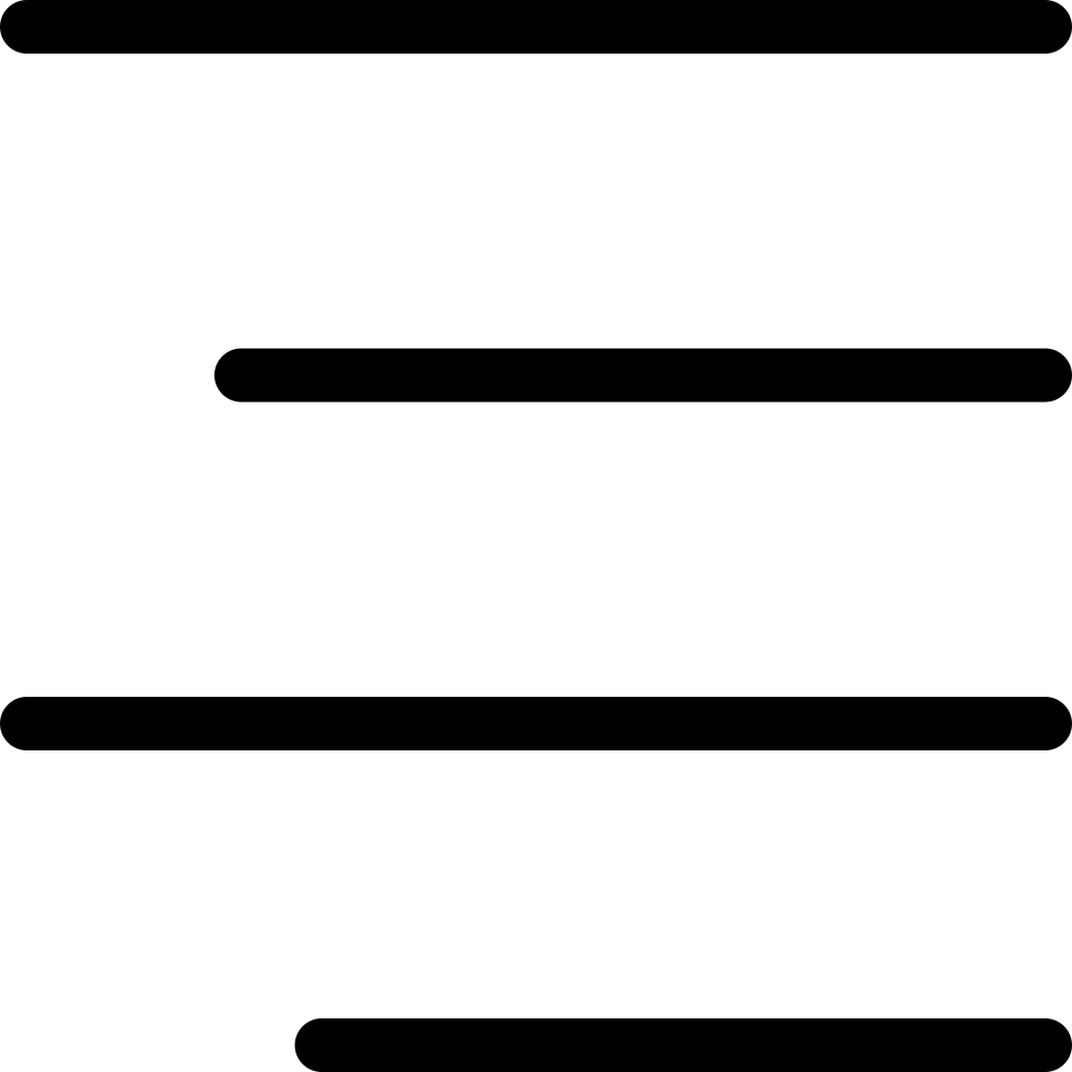 980x980 Menu Bar Png Icon Free Download