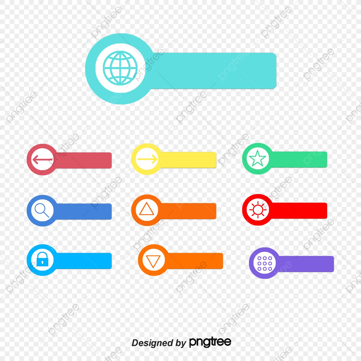 1200x1200 Page Menu Button Icon Vector Material, Button Vector, Icon Vector