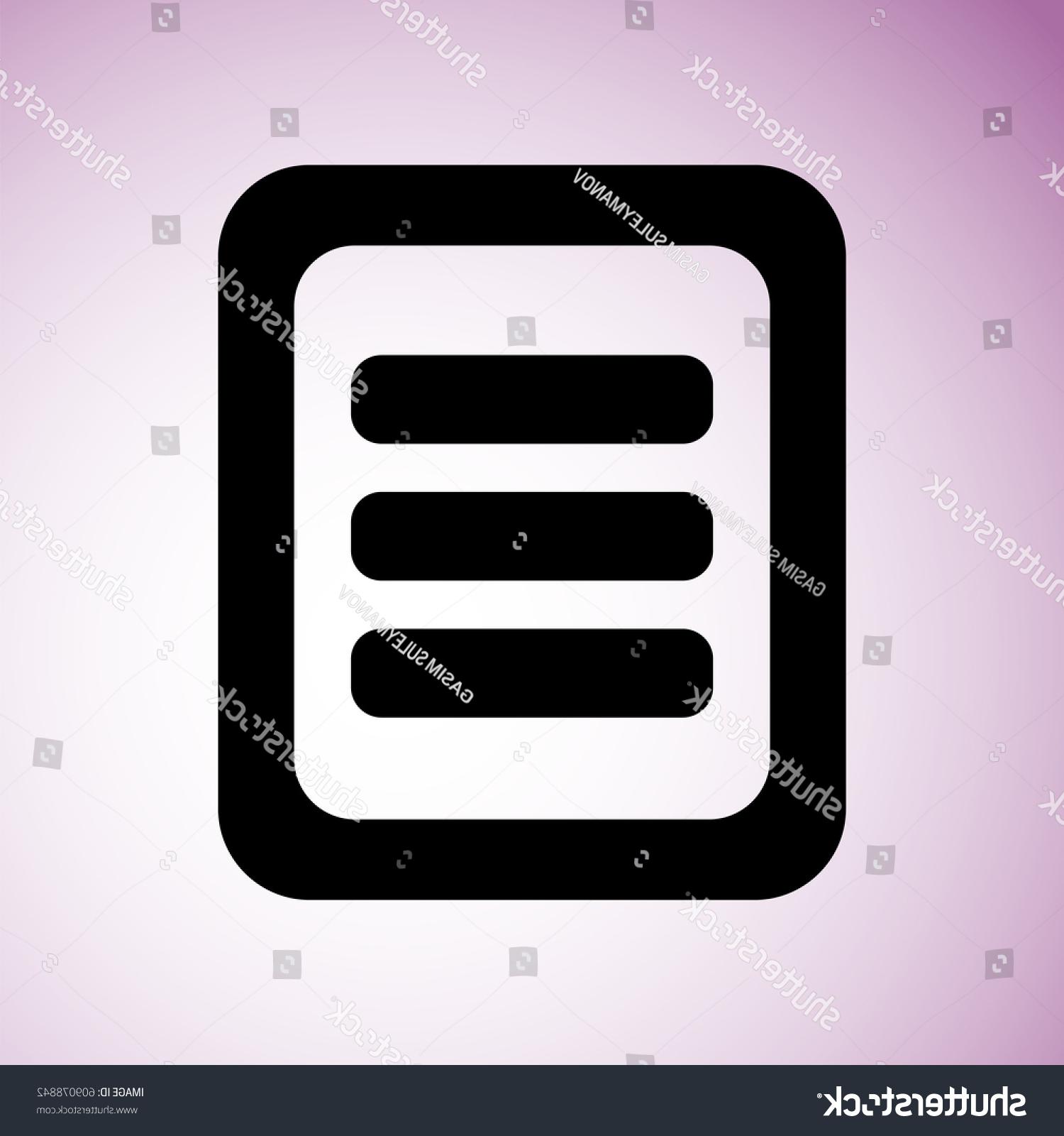 1500x1600 Unique Menu Button Icon Vector Image Free Vector Art, Images