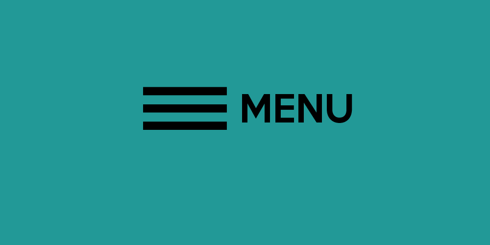 1000x500 How To Add Text Menu Next To Hamburger Icon