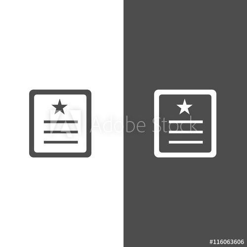 500x500 Menu Icon On Black And White