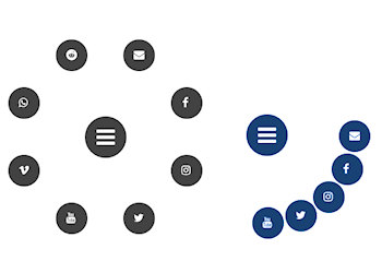 350x250 Radial Icon Menu