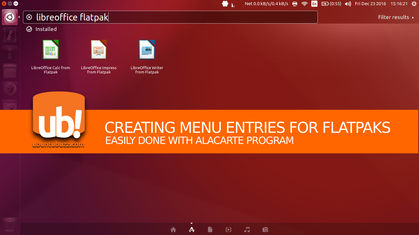 1366x768 Ubuntu Buzz ! How To Create Menu Icon In Ubuntu For Installed