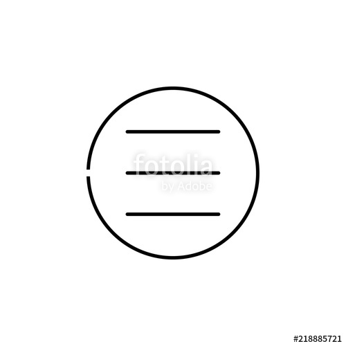 500x500 Menu Sign In Circle Icon Element Of Simple Icon In Material Style