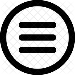 256x256 Hamburger Menu Icon Of Line Style