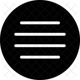 256x256 Menu Icon Of Glyph Style