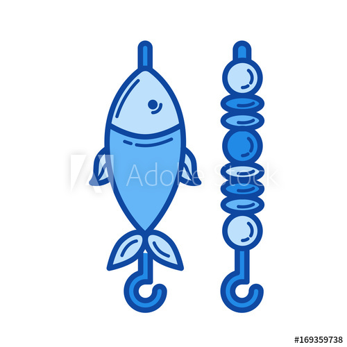 500x500 Grill Menu Vector Line Icon Isolated On White Background Grill