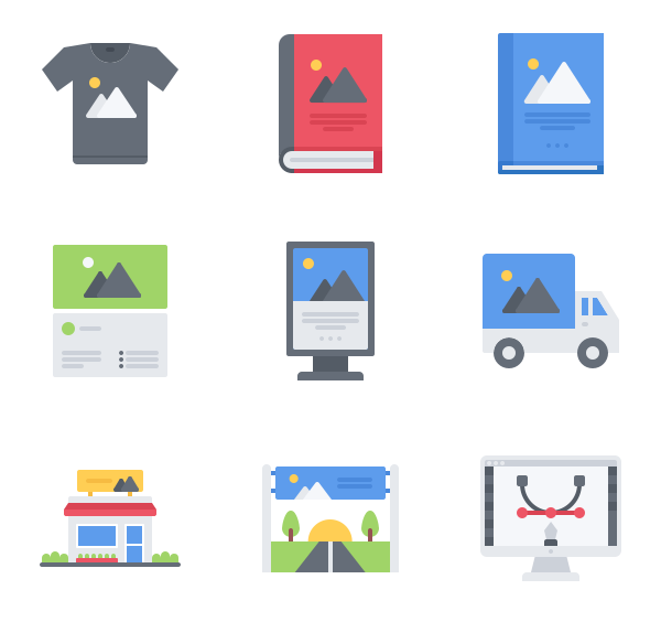 600x564 Merchandise Icons