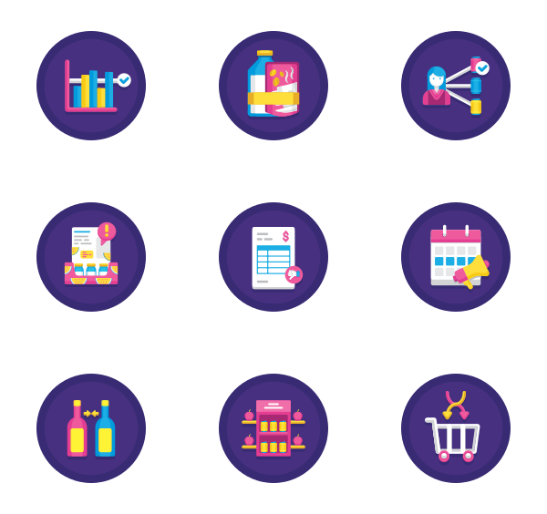 600x564 Merchandise Icon Packs