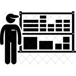 256x256 Merchant Icon Of Glyph Style