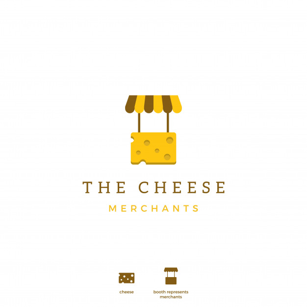 626x626 Cheese Merchant Icon Logo Vector Premium Download