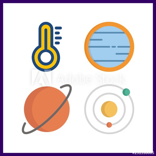 500x500 Mercury Icon Vector Illustration Mercury Set Planet And Solar