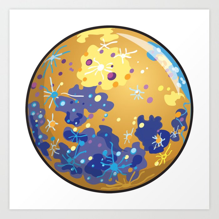 700x700 Mercury Icon Art Print