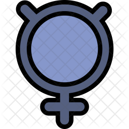 256x256 Mercury Icon Of Colored Outline Style