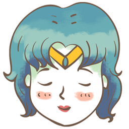 256x256 Sailor Mercury Icon Sailor Moon Iconset Bambulu