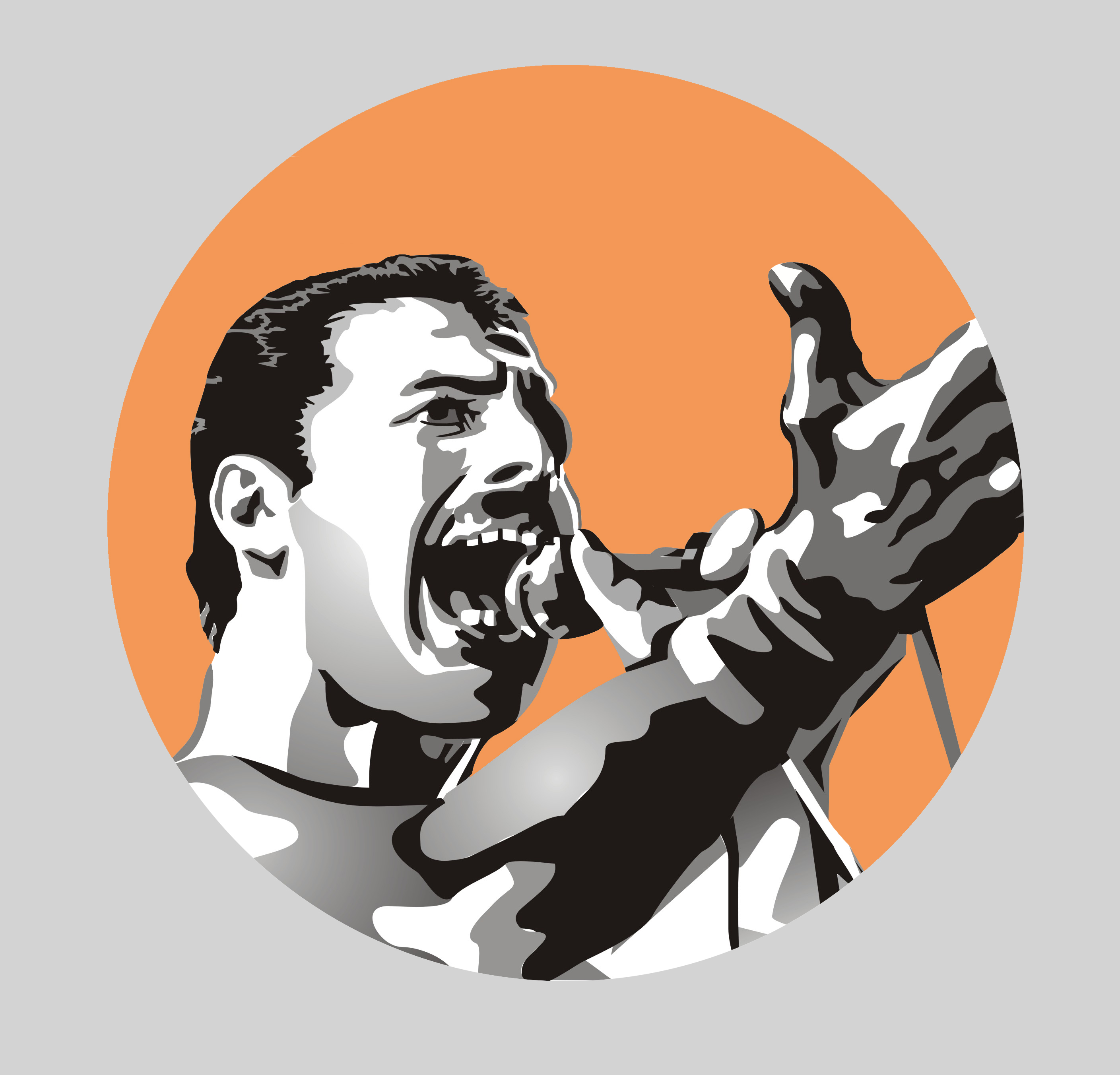 2817x2704 Freddie Mercury Icon