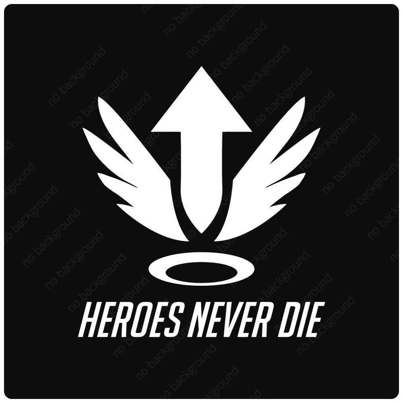 794x794 Mercy Overwatch Heros Never Die Ultimate Rez Icon Symbol Etsy