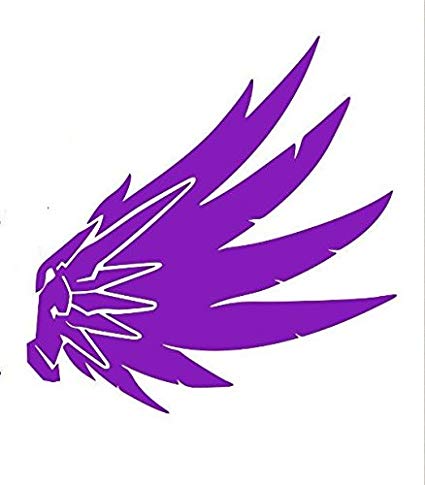 425x485 Overwatch Video Game Mercy Wing Icon Vinyl Stickers