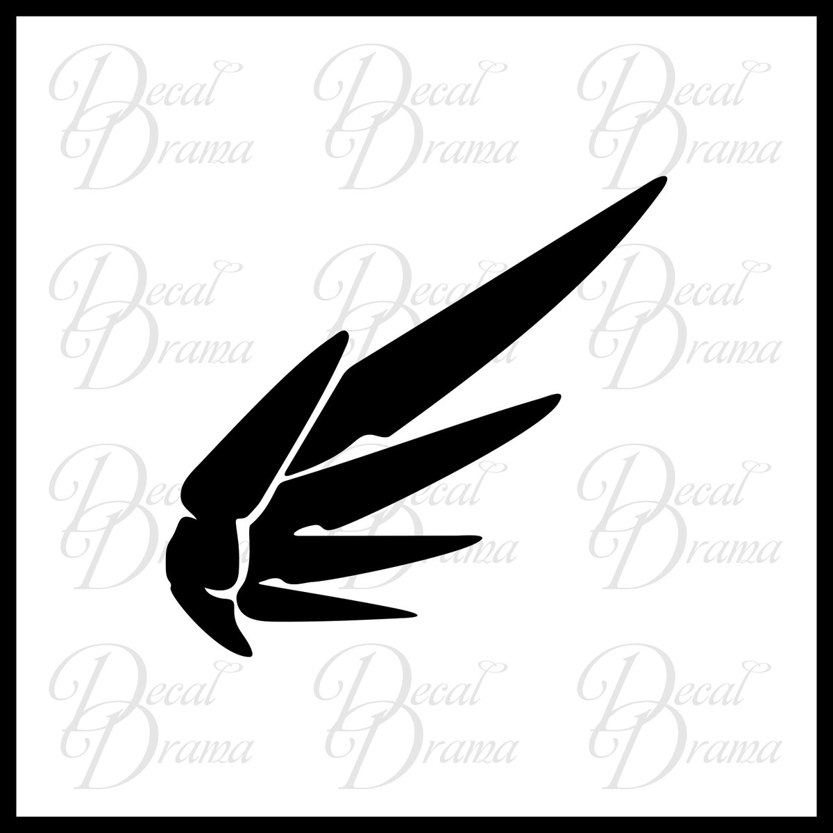 1200x1199 Mercy Icon, Overwatch Inspired Vinyl Carlaptop Decal Decal Drama