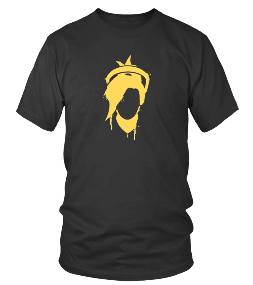 816x918 Overwatch Mercy Icon Spray Tee Shirt