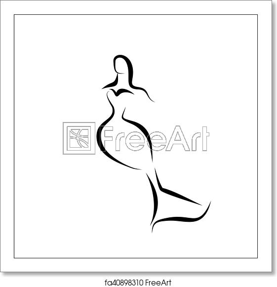561x581 Free Art Print Of Mermaid Icon Vector Freeart