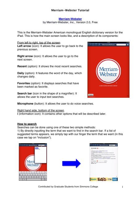 453x640 Merriam Webster Tutorial Merriam Webster