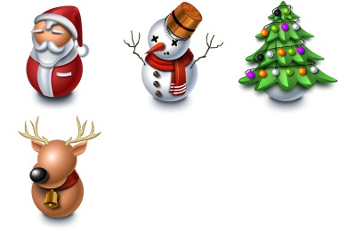 390x260 Merry Christmas Iconset