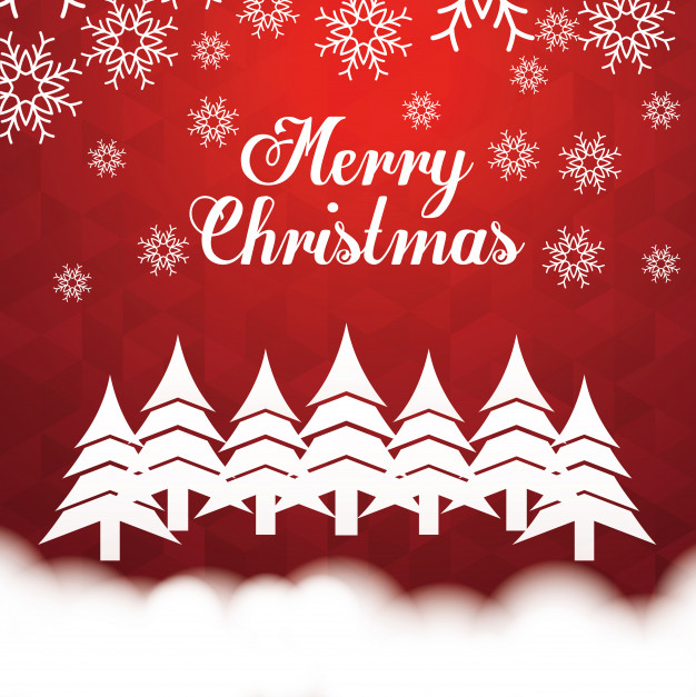 626x627 Pine Tree Snowflake Winter Nature Merry Christmas Icon Vector