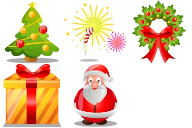 390x260 Merry Christmas Iconset