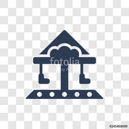 500x500 Merry Go Round Icon Vector Stock Image And Royalty Free Vector
