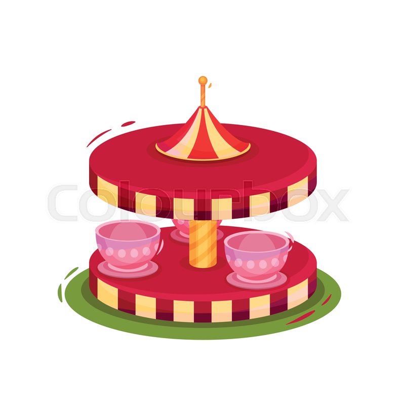 800x800 Icon Of Merry Go Round Children Stock Vector Colourbox