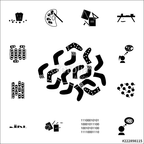 500x500 Mess In Socks Icon Chaos Icons Universal Set For Web And Mobile