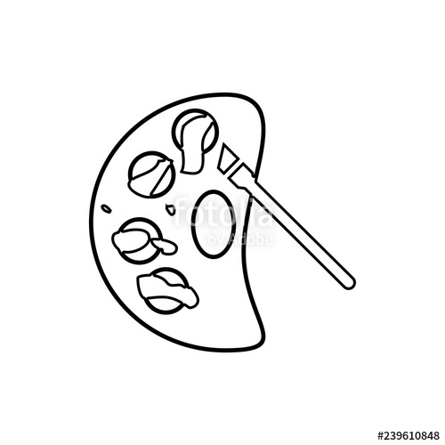 500x500 Mess In The Paint Icon Element Of Chaos For Mobile Concept